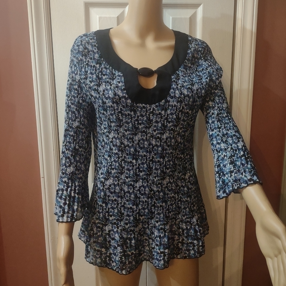 Milano women's size large blouse shirt top